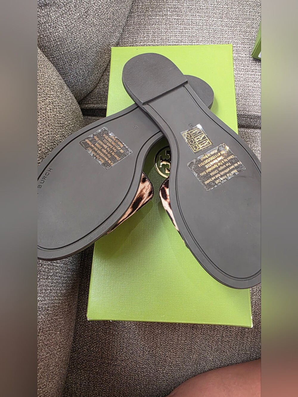 Tory Burch Leopard Everly Slides - Picture 4 of 6